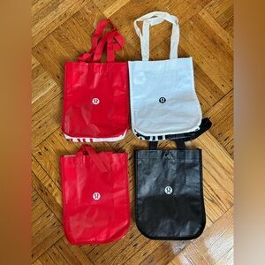 Lululemon small shopping bags